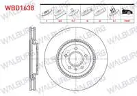 FREN DISKI ON HAVALI 5 BJN 345×30X70,7X45 OPEL INSIGNIA B (Z18) 18 JANT 2017-