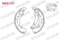 FREN PABUC BALATA ARKA LEVYELI 201,6X38mm FORD FIESTA VII 1.0 2017-
