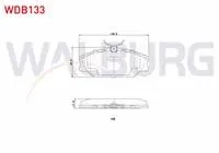 FREN BALATA ON RENAULT MEGANE I (BA0/1) 1.9 D 1996-2003 / LAGUNA I (B56,556) 1.6i 1993-2001/ SAFRANE 2.0i 1992-2000/ LAGUNA I (B56,556) 2.0i 1993-2001/ SCENIC I (JA) 1.6i 16v 1999-2003