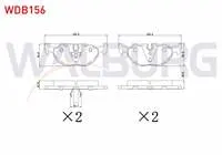 FREN BALATA ARKA BMW 3 SERISI (E36) 318 i 1990-1998/ (E36) 320 i 1990-1998/ (E36) 325 i 1990-1998/ (E36) 328 Ci 1990-1998/ (E46) 320 D 1998-2005/ (E46) 316 i 1998-2005/ (E46) 325 i 1998-2005