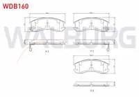 FREN BALATA ON IKAZLI TEL DELIKLI MAZDA 626 III (GD) 1.8i 1987-1992 / 626 III (GD) 2.0i 16v 1987-1992 / 626 III (GD) 2.2i 16v 1987-1992
