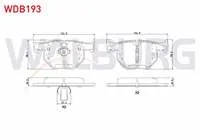 FREN BALATA ARKA BMW 5 SERISI (E60) 525 i 2003-2010/ (E60) 520 D 2003-2010/ (E60) 520 i 2003-2010/ (E60) 530 D 2003-2010 / (E60) 525 D 2003-2010 / (E60) 530 i 2003-2010