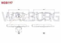FREN BALATA ON BMW 3 SERISI (E36) 318 i 1990-1998/ (E36) 320 i 1990-1998/ 3 SERISI (E46) 316 i 1998-2005/ (E46) 318 i 1998-2005/ (E46) 320 D 1998-2005/ (E46) 325 i 1998-2005/ (E46) 330 CD 1998-2005