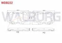 FREN BALATA ON IKAZLI TOYOTA HI-LUX PICK UP 2.5 D 1983-2005 / 2.5 D-4D 1983-2005 / LAND CRUISER (_J7_) 2.4i 1984-1996 / LAND CRUISER 90 (_J9_) 3.0 TD 1996-2002/ 3.0 D 1996-2002/ 3.0 D-4D 1996-2002