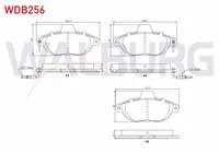 FREN BALATA ON FISLI FIAT SCUDO (220P) 1.9 D 1996-2006/ 2.0 JTD 1996-2006/ CITROEN JUMPY I 1.6 HDI 1994-2007/ JUMPY I 2.0 HDI 1994-2007/ PEUGEOT EXPERT 1.9 D 1996-2006/ EXPERT 2.0 HDI 1996-2006