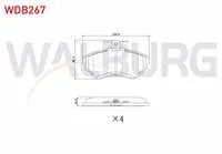 FREN BALATA ON VW GOLF IV 1.8 1997-2005/ GOLF III 1.6i 1991-1999/ GOLF III 1.4i 1991-1999/ PASSAT 1.9 TDI 1988-1997/ POLO 1.4 1995-2001/ CORDOBA 1.4 TDI 1999-2002/ IBIZA II (6K1) 1.9 TDI 1993-2002