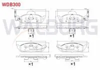 FREN BALATA ON FISLI MERCEDES M CLASS (W163) ML 270 CDI 1998-2005 / M SERISI (W163) ML 320 1998-2005