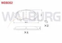 FREN BALATA ON IKAZLI MAZDA 323 VI (BJ) 1.4i 16v 1998-2004 / 323 VI (BJ) 1.5i 16v 1998-2004 / 323 VI (BJ) 1.6i 1998-2004