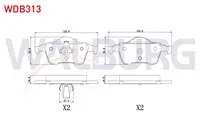 FREN BALATA ARKA IKAZLI VOLVO C70 I 2.0 1998-2005/ S60 I 2.0 T5 2000-2010/ S80 I 3.0 T6 1998-2006/ V70 I 2.0 T 1997-2000/ V70 II 2.0 T 2000-2007/ S 80 I 2.0 T 1998-2006/ S60 I 2.0 T 2000-2010