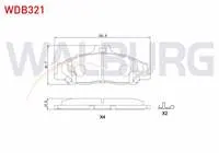 FREN BALATA ON FORD RANGER 2.5 TDCI 4×4 1999-2002 / RANGER 2.2 TDCI 1999-2002 / RANGER 3.0 TDCI 1999-2002 / MAZDA B SERISI (UN) 2.5 D 4×2 1998-2006 / B SERISI (UN) 2.5 TD 4×4 1998-2006