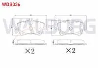 FREN BALATA ON MERCEDES C SERISI (W203) C 200 CDI 2000-2006/ (W203) C 180 2000-2006/ (W203) C 200 2000-2006/ (W203) C 270 CDI 2000-2006/ (W203) C 220 CDI 2000-2006/ SLK (R171) 200 2004-2011/