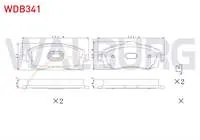 FREN BALATA ON IKAZLI OPEL CORSA C 1.2i 16v 2000-2006 / CORSA C 1.0 2000-2006 / CORSA C 1.2i 2000-2006