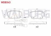 FREN BALATA ON FISLI VW POLO 1.4i 16v 2001-2012/ 1.4 TDI 2001-2012/ 1.9 TDI 2001-2012/ 1.6i 16v 2001-2012/ SKODA FABIA (6Y2) 1.4i 1999-2007/ FABIA II 1.4 2006-2015/ ROOMSTER (5J) 1.4 TDI 2006-