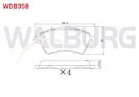 FREN BALATA ON LAND ROVER FREELANDER (LN) 2.5i 18.20mm 2000-2006