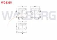 FREN BALATA IKAZLI ARKA TOYOTA RAV4 II 1.8 VVT-I 2000-2006/ RAV4 II 2.0 D-4D 2000-2006/ CHERY TIGGO 1.6 2010-