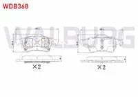 FREN BALATA ARKA TRANSIT CON. 1.8 TDCI 2002-2013/FOCUS III 1.6 TDCI 2011-2015/C-MAX II 1.6 TDCI 2010-/FOCUS III 1.6 TI-VCT 2011-2015/ OPEL VECTRA C 2.0 DTI 2002-2008/ MAZDA 1.6 DI 2003-2009