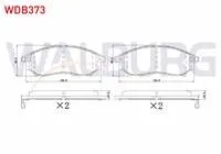 FREN BALATA ON NISSAN PATHFINDER (R51) 2.5 DCI 4WD 2005- / MURANO (Z50) 3.5i V6 2005-2008 / RENAULT KOLEOS (HY) 2.0 DCI 2008-2014