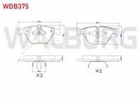 FREN BALATA ON IKAZLI BMW 3 SERISI (E90) 330 Xi 2005-2011/(E92) COUPE 330 D 2005-2011/5 SERISI (E60) 530 D 2003-2010/X1 (E84) 2.0 D 2011-/X1 (E84) 1.6i 2011-/7 SERISI (E65) 730 Li 2001-2009
