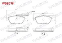 FREN BALATA ON CIFT FISLI FIAT LINEA 1.4 2010-/LINEA 1.6 MJT 2010-/PUNTO EVO 1.3 MJT 2009-2012/ALFA ROMEO MITO 1.6 JTD 2008-/MITO 1.4 T 2008-/CITROEN NEMO 1.3 HDI 2007-/BIPPER 1.3 HDI 2008-