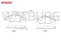 FREN BALATA ON FISLI FIAT STILO (192) 1.4 16v 2001-2010 / MITO (955) 1.4 T 2008- / MITO (955) 1.3 JTD 2008- / MITO (955) 1.6 JTD 2008-