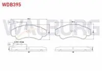 FREN BALATA ON FISLI FIAT DUCATO (244) 2.3 JTD 2002-2006 / DUCATO (244) 2.8 JTD 2002-2006 / CITROEN JUMPER II 2.8 HDI 2002-2006 / PEUGEOT BOXER II 2.0 HDI 2002-2006 / BOXER II 2.8 HDI 2002-2006