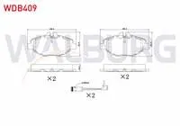 FREN BALATA ON FISLI MERCEDES E SERISI (W211) E 320 CDI 2002-2008/(W211) E 280 CDI 2002-2008/(W211) E 200 2002-2008/(W211) E 200 CDI 2002-2008/(W211) E 220 CDI 2002-2008/(W211) E 240 2002-2008