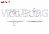 FREN BALATA ARKA MERCEDES E SERISI (W211) E 320 CDI 2002-2008/(W211) E 280 CDI 2002-2008/(W211) E 200 2002-2008/(W211) E 220 CDI 2002-2008/CLS (C218) CLS 250 CDI 2012-/(W220) S 320 CDI 1998-2005