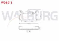 FREN BALATA ARKA VW TOUAREG 6.0i W12 2002-2010/ AUDI Q7 3.0 TFSI 2006-/ Q7 4.2 FSI 2006-/ Q7 3.0 V12 TDI 2006-/ PORSCHE CAYENNE 3.2i 2002-2010/ CAYENNE 3.0 TDI 2002-2010/ CAYENNE 3.6i 2002-2010