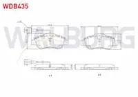 FREN BALATA ON FISLI FIAT FIORINO 1.3 MJT 2007- / LINEA 1.3 MJT 2007- / LINEA 1.4 2007-/ DOBLO 1.3 MJT 2001-2010 / G.PUNTO 1.3 MJT 2005-2012 / CITROEN NEMO 1.4 HDI 2007- /  FORD KA 1.2i 2008-