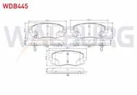 FREN BALATA ON IKAZLI KIA PICANTO (BA) 1.25 2004-2011 / PICANTO (BA) 1.1i 2004-2011 / HYUNDAI I10 (PA) 1.1i 12v 2008-2013 / I10 (BA) 1.0 D-CVVT 2013- /  I10 (BA) 1.2 D-CVVT 2013-