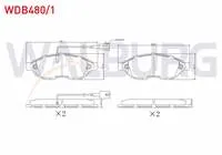 FREN BALATA ON CIFT FISLI FIAT DUCATO 2.3 MJT 2006-2014/ JUMPER III 2.2 HDI 2006-2014 / BOXER III 2.2 HDI 2006-2014