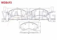 FREN BALATA ON FISLI FORD TRANSIT (V347) 2.4 TDCI - 3.2 TDCI (ARKADAN ITISLI) 2006-2014 / TRANSIT (V348) 2.2 TDCI - 3.2 TDCI 2006-2014 / VW AMAROK 2.0 TDI - 2.0 BITDI - 2.0 TSI 2010-