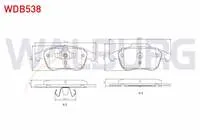 FREN BALATA ON RENAULT LAGUNA III (BT0/1) 2.0 DCI 2007-/ 2.0i 16v 2007- / MEGANE III 2.0 DCI 2008-2015/ LATITUDE 1.5 DCI 2011-/ 2.0 DCI 2011-/ SCÉNIC III 1.6i 16v 2009-/ 1.5 DCI 2009-