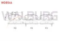 FREN BALATA IKAZLI ON HYUNDAI I20 (PB,PBT) 1.2 D-CVVT 2008-2015 /  I20 (PB,PBT) 1.4 CRDI 2008-2015 / I20 (PB,PBT) 1.4 CVVT 2008-2015
