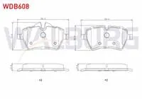 FREN BALATA ON MINI MINI (R56) COOPER 1.6i 2006-2013