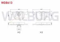 FREN BALATA ARKA LAND ROVER RANGEROVER III 3.0 TD 6 2002-2012/BMW X5 3.0 D 2000-2007/(E53) 3.5 XD 2000-2007/(E53) 4.4 2000-2007/BMW X3 (E83) 2.0 D 2004-2010/(E83) 3.0 D 2004-2010/(E83) 2.5 2004-2010