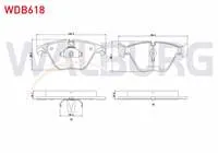 FREN BALATA ON BMW 5 SERISI (F10) 528 i 2010- / (F10) 530 i 2010- / (F10) 535 i 2010- / (F10) 525 D 2010-
