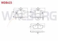 FREN BALATA ARKA IKAZLI HONDA CIVIC IX 1.6i 2012-2016/ CIVIC IX 1.6 I-DTEC 2012-2016/ CIVIC IX 1.4i 2012-2016/ TOYOTA YARIS (P13) 1.4 D-4D 2011-/ YARIS (P13) 1.33 2011-/ YARIS (P13) 1.5 HYBRID 2011-