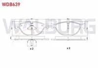 FREN BALATA ON BMW 5 SERISI (F10) 535 D 2010- / (F10) 530 D 2010- / (F10) 535 i 2010-/ 7 SERISI 730 i 2009-/ 740 i 2009-/ 6 SERISI (F13) 640 i 2010-/ 6 SERISI (F12) 640 i 2011-
