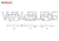 FREN BALATA ON IKAZLI FIAT 500×1.4 2014- / FIAT 500×1.6 2014- / JEEP RENEGADE (BU) 1.6 CRD 2014- / RENEGADE (BU) 2.0 CRD 2014-/ COMPASS 1.6 2017- / COMPASS 2.0 2017-