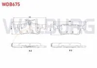 FREN BALATA ARKA PEUGEOT 308 II 1.6 HDI 2014- / 308 II 1.6 THP 2014- / 308 II 1.2 VTI 2014-