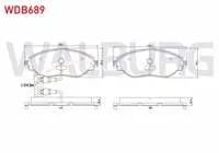 FREN BALATA ON FISLI VW PASSAT (3C5) 1.4 TSI 2008-2012/ 1.6 TDI 2008-2012/ 2.0 TDI 2008-2012/ GOLF VII (5G1) 2.0 TSI 2012-/ PASSAT (3G2) 2.0 TDI 2014-/ SEAT LEON 2.0 TFSI 2012-/ AUDI A3 2.0 TFSI 2012-
