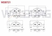 FREN BALATA ON IKAZLI (YENGEC TIP) AUDI A4 (8W2,B9) 1.4 TFSI - 2.0 TDI 2015-/ A4 QUATTRO 2.0 TDI 2015-/ A4 ALLROAD QUATTRO 3.0 TDI 2016-/ A5 1.4 TFSI 2017-/ A5 2.0 TDI 2017-/ Q5 2.0 TDI 2016-