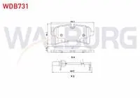 FREN BALATA ARKA IKAZLI AUDI A8 (4H_) 3.0 TDI 2009-/ 3.0 TFSI 2009-/ 4.2 TDI 2009-/ 2.0 TFSI 2009-/ 4.0 TFSI 2009-/ 4.2 FSI 2009-