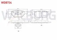 FREN BALATA ARKA BMW 3 SERISI (E90) 320 D 2005-2011