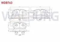 FREN BALATA ON IKAZLI JEEP GRAND CHEROKEE IV (WK,WK2) 3.0 CRD 4×4 2010-
