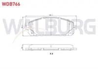 FREN BALATA ON TEL DELIKLI JEEP CHEROKEE (KL) 2.0 CRD 2014- / CHEROKEE (KL) 3.2 V6 2014-