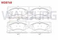 FREN BALATA ON LAND ROVER DISCOVERY IV (LA) 3.0 TD 4×4 2010-