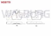 FREN BALATA ARKA 18 JANT LAND ROVER DISCOVERY SPORT (LC) 2.0 TD4 14-/ DISCOVERY SPORT 2.0 Si4 14-/ VOLVO S90 II 2.0 D5 16-/ XC90 II 2.0 D5 15-/ JAGUAR XF (JB) 2.0 D 16-/ XE (X760) 2.0 15-