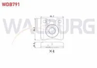 FREN BALATA ARKA MERCEDES C SERISI (W202) C 220 CDI 1993-2000